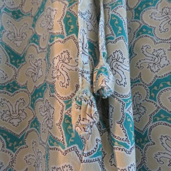 GILLIA HAWAII Floral Print Pull On Pants Festival Summer Boho Bohemian - Size M - Picture 9 of 14